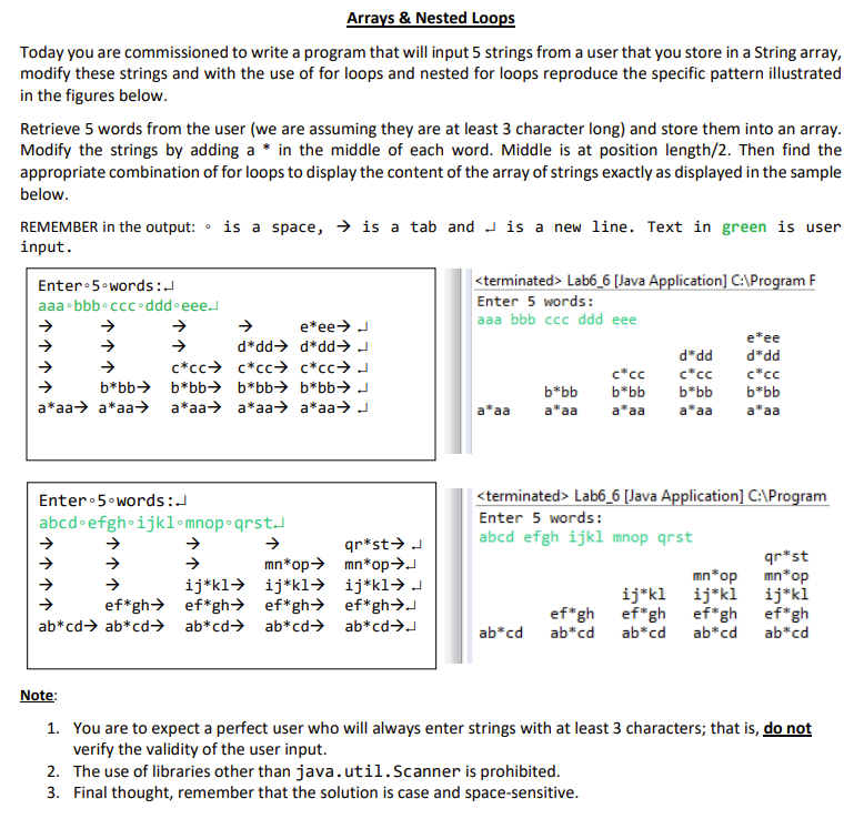 Solved Arrays & Nested Loops Today you are commissioned to | Chegg.com