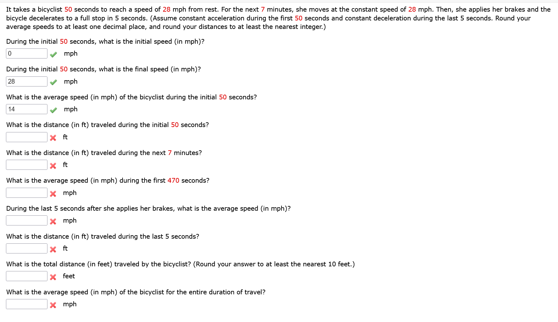 solved-it-takes-a-bicyclist-50-seconds-to-reach-a-speed-of-chegg