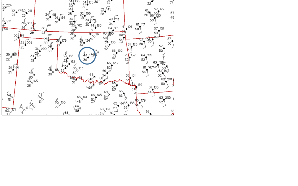 Solved Draw the front on the following surface map, using | Chegg.com