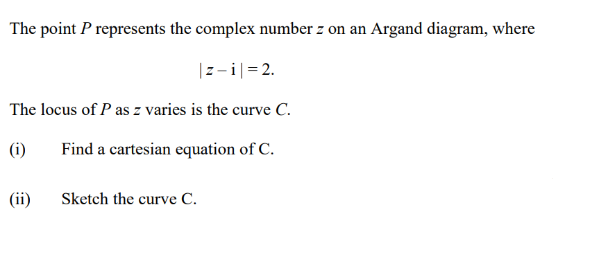 Solved The point P represents the complex number z on an | Chegg.com