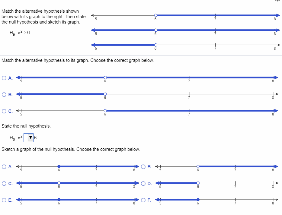 Solved Match the alternative hypothesis shown below with its | Chegg.com