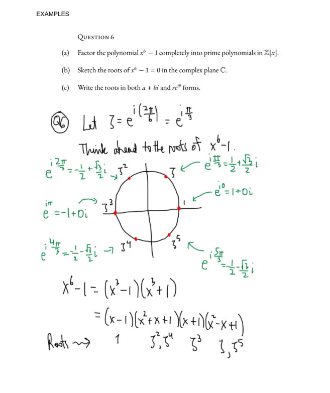 Solved (a) Factor the polynomial x5−1 into prime polynomials | Chegg.com