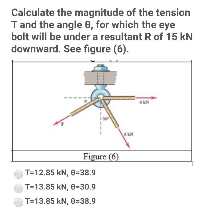 kontoførende fordøje ilt Solved Calculate the magnitude of the tension T and the | Chegg.com