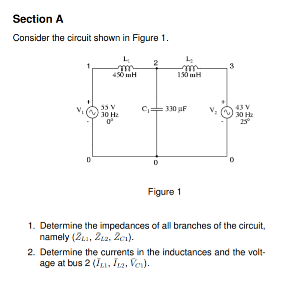 Solved Consider the circuit shown in Figure 1. Figure 1 1. | Chegg.com