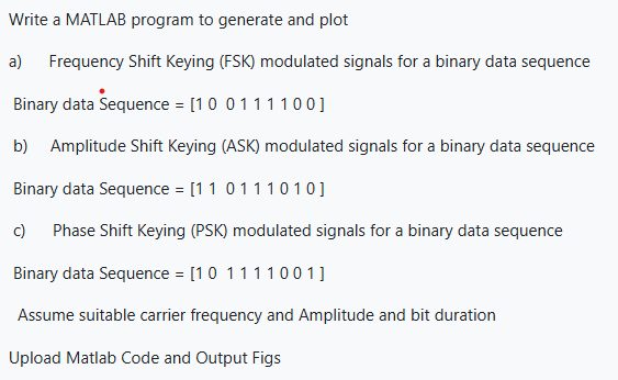 Solved Write a MATLAB program to generate and plota) | Chegg.com