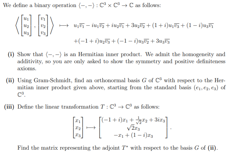 Solved we define a binary operation c3 x c3 c as chegg