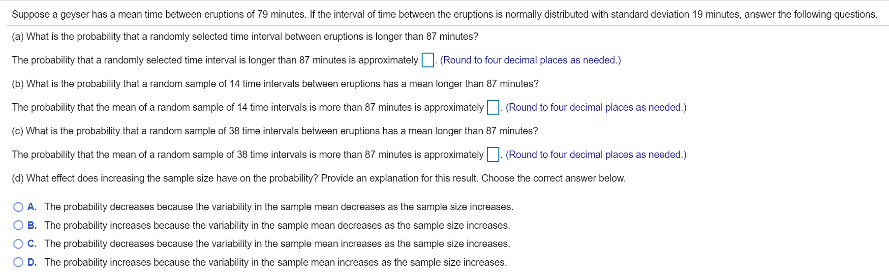 Solved Suppose a simple random sample of size n =50 is | Chegg.com