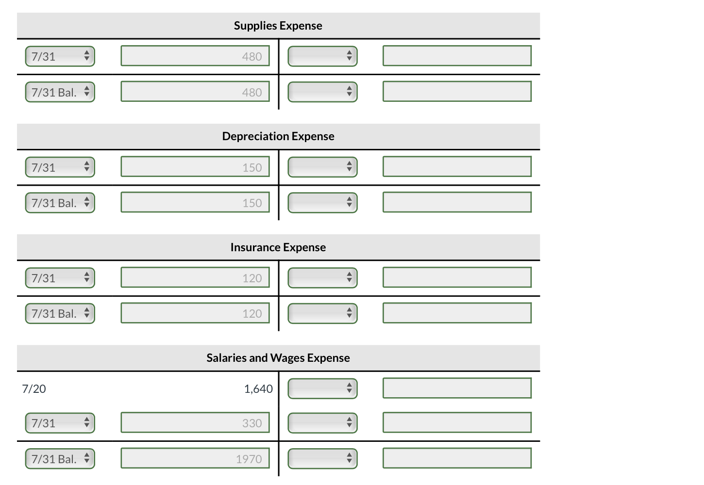 Journalize and post closing entries and complete the | Chegg.com