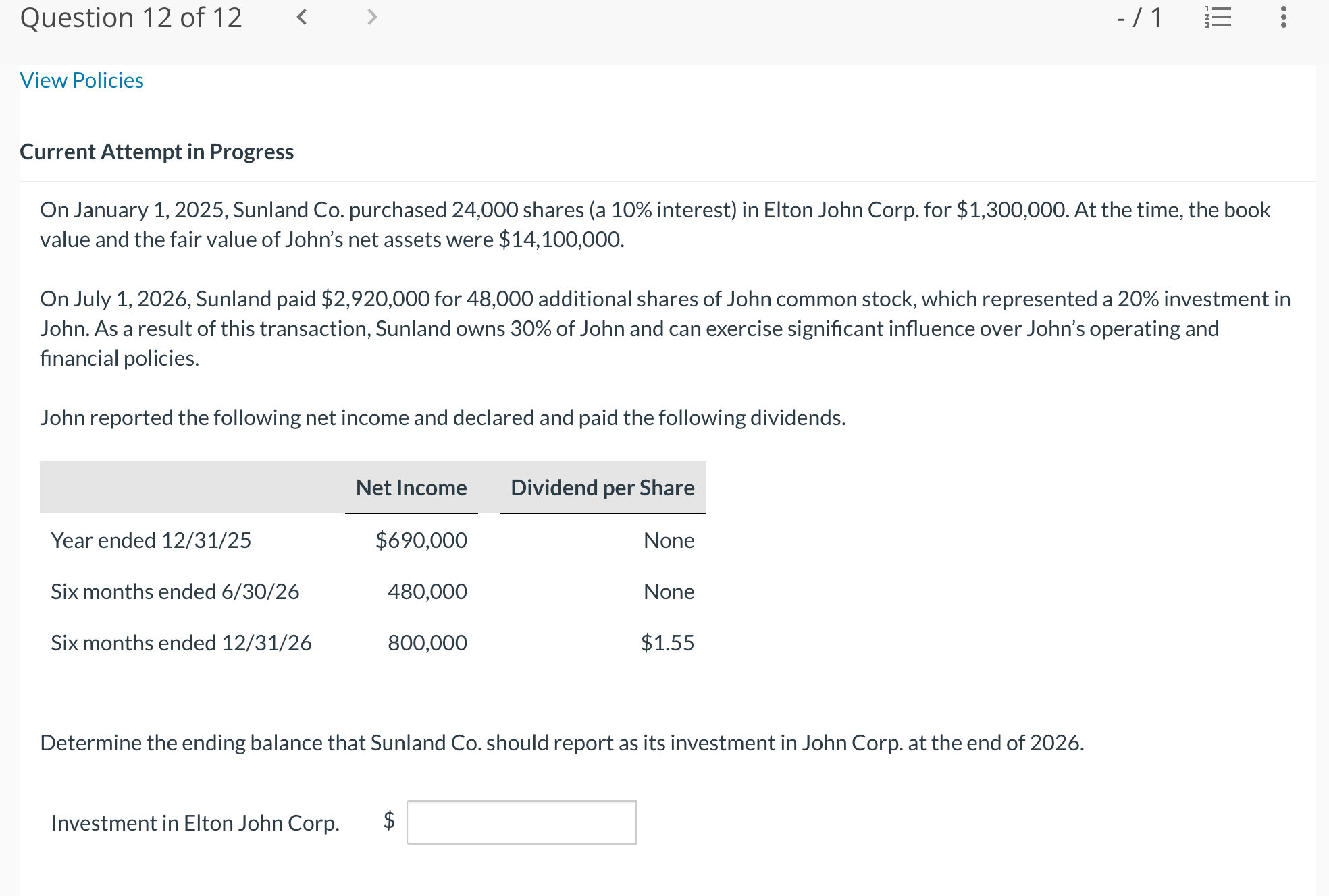 洋書 Profits, Interest and Investment Solved On January 1, 2019, Aspen Company acquired 80 percent