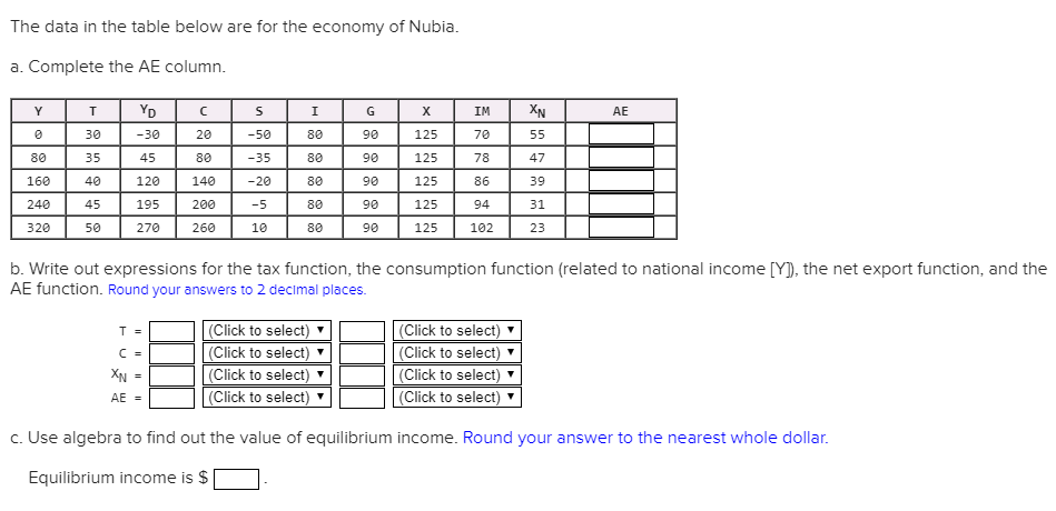Solved Drop down options include: +, - Drop down options | Chegg.com