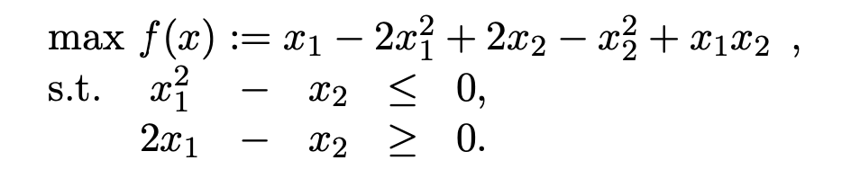 Solved State the KKT conditions for this problem and examine | Chegg.com