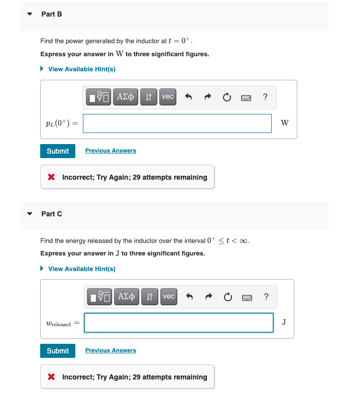 Solved Use the circuit below and the following values to | Chegg.com