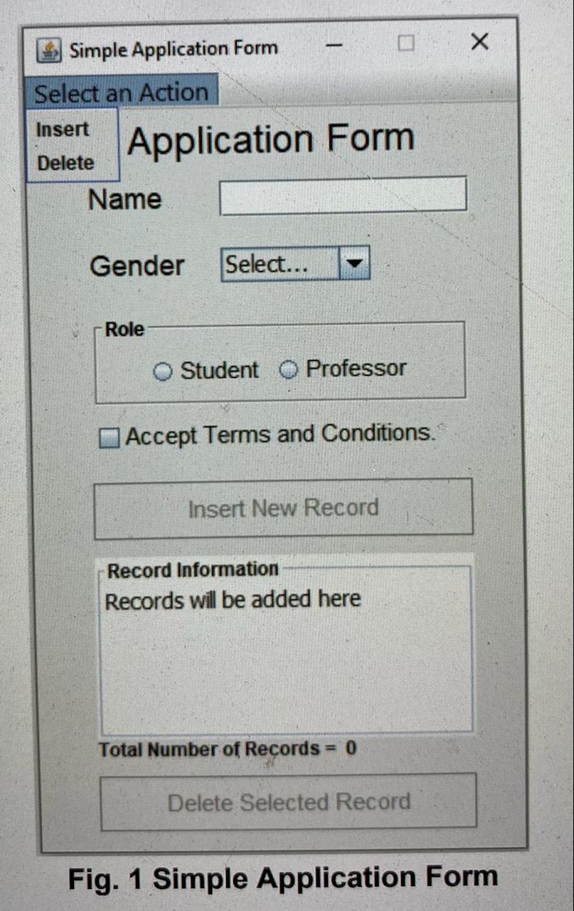 Solved For this JAVA assignment, design and implement a GUI | Chegg.com