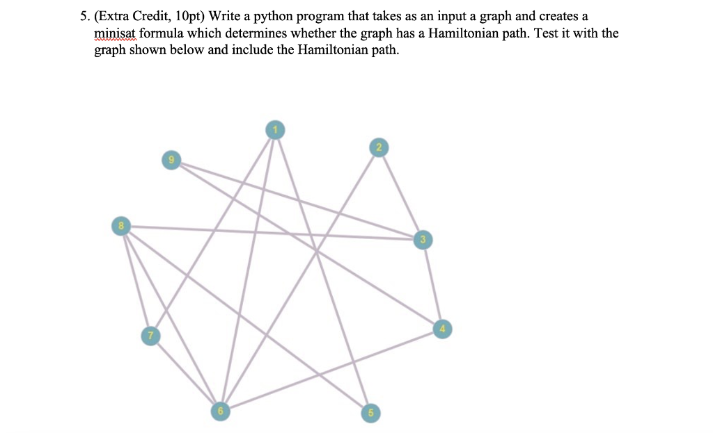 Solved 5. (Extra Credit, 10pt) Write a python program that | Chegg.com