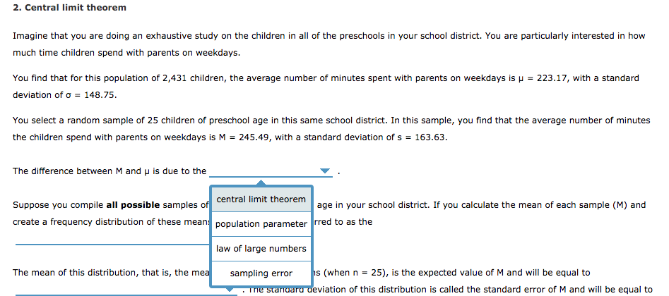 Solved 2. Central limit theorem Imagine that you are doing