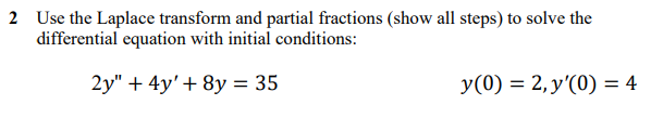 Solved 2..Hi please help me with my differential equation hw | Chegg.com