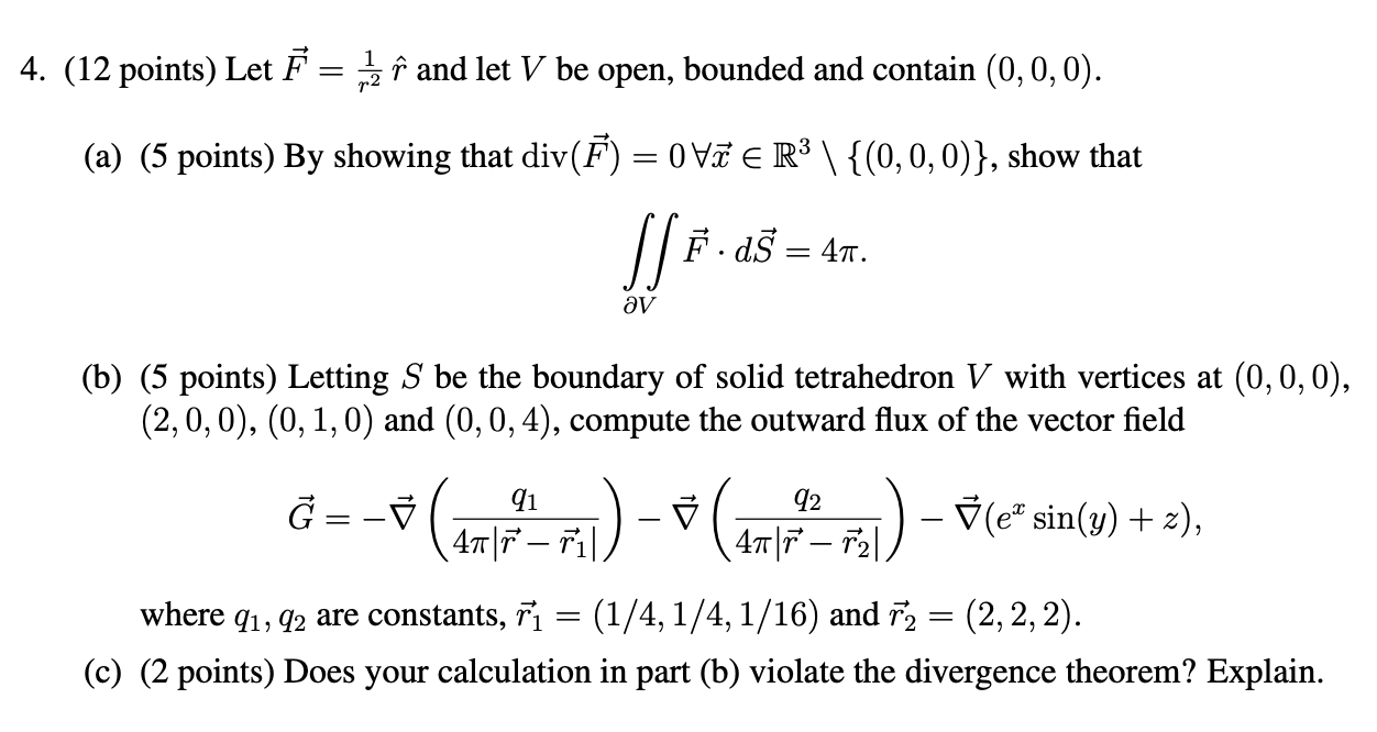 Solved 4 12 Points Let F 2 I And Let V Be Open Bounded Chegg Com