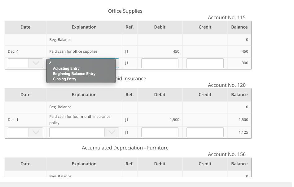 Solved Post all adjusting entries to the t-accounts and | Chegg.com