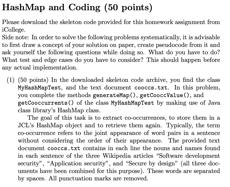 Please download the skeleton code provided for this | Chegg.com