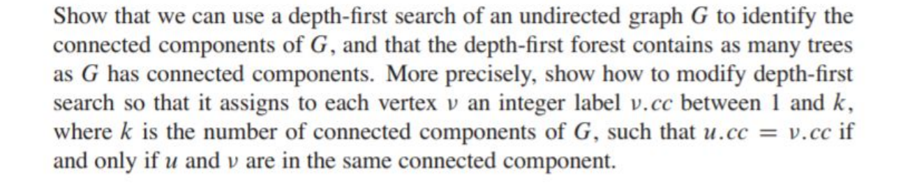 Solved Show that we can use a depth-first search of an | Chegg.com