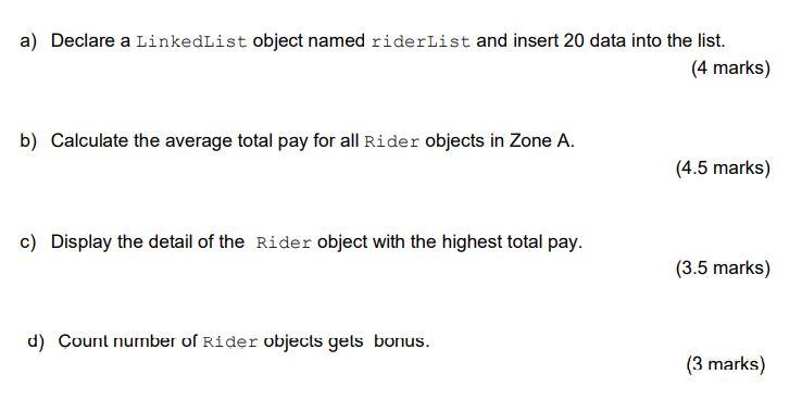 Solved QUESTION 1 (15 marks) Given the following class | Chegg.com