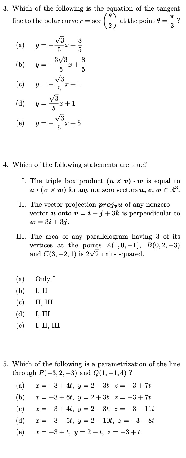 Solved 1 Which Of The Following Is The Area Of The Regio Chegg Com