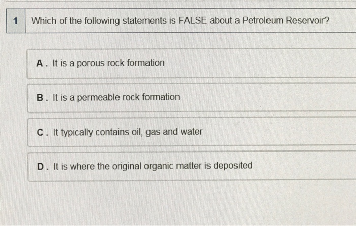 Solved 1 Which of the following statements is FALSE about a | Chegg.com