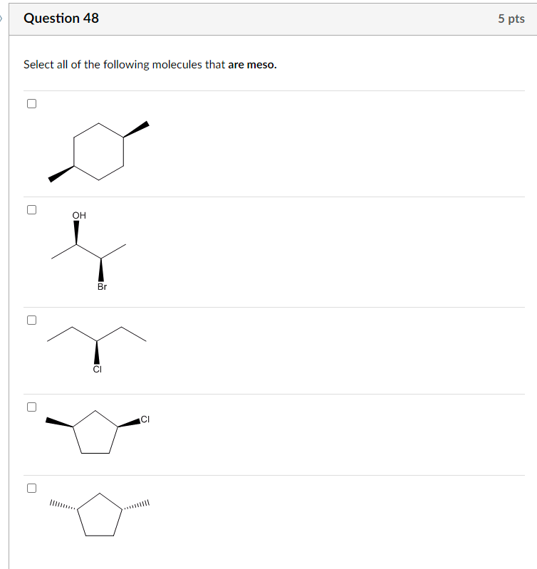 Solved Question 48 5 pts Select all of the following | Chegg.com