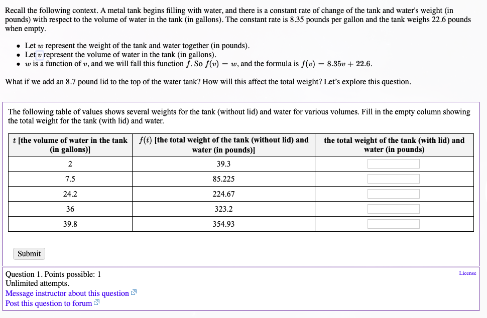 Solved Recall the following context. A metal tank begins