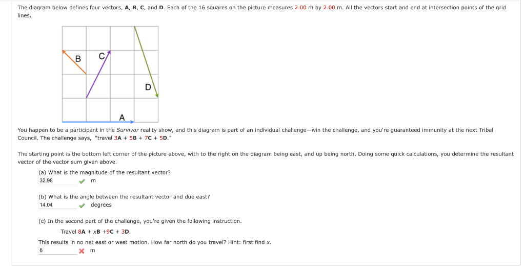 Solved Council. The challenge says, "travel 3A+5B+7C+5D." | Chegg.com