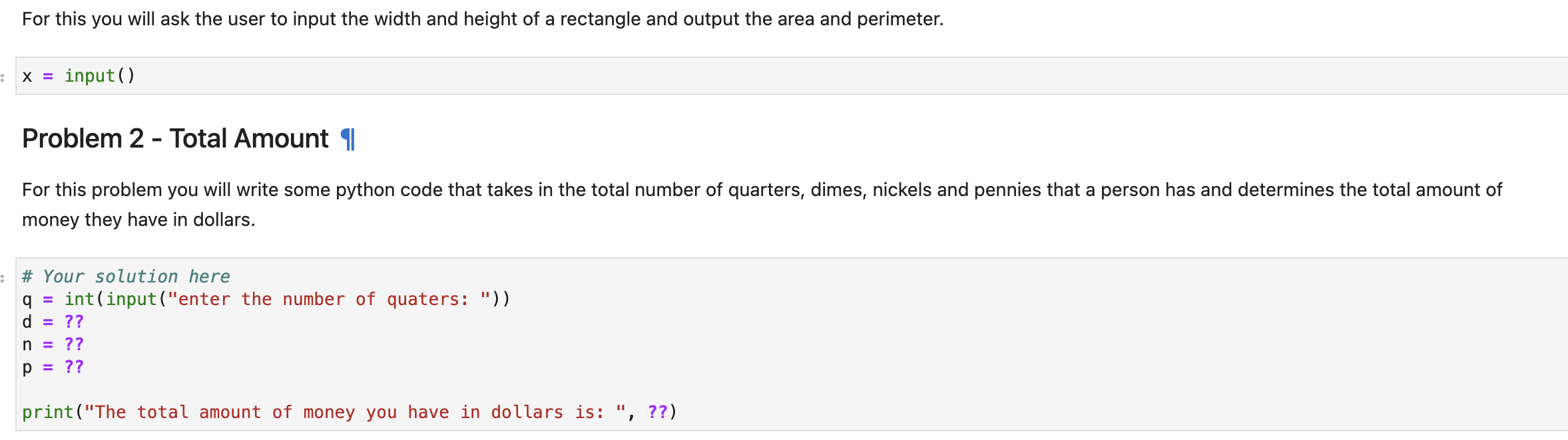 Solved For this problem you will write some python code that | Chegg.com