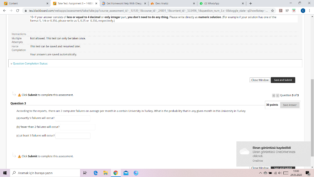Solved Content X c 2.NP Take Test: Assignments - 11555 X Get | Chegg.com