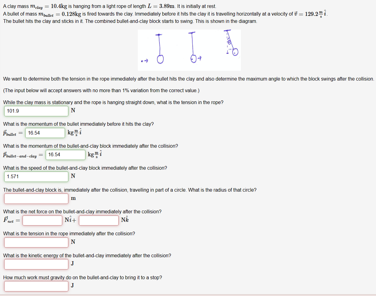 Solved A clay mass mclay =10.4kg is hanging from a light | Chegg.com