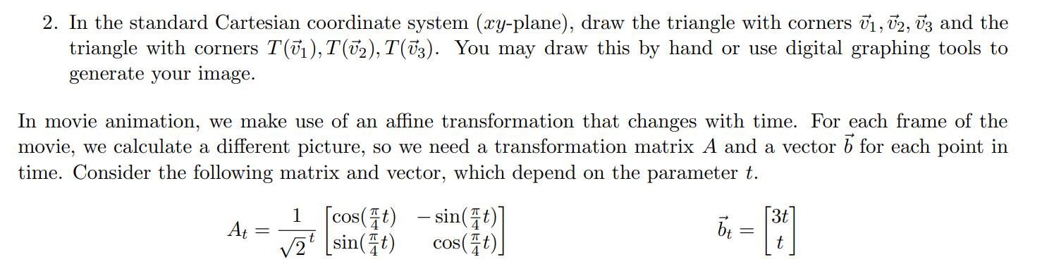 2. In the standard Cartesian coordinate system 2. In the standard Cartesian coordinate system