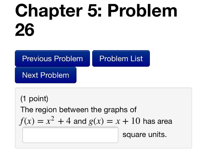 Solved Chapter 5: Problem 26 Previous Problem Problem List | Chegg.com