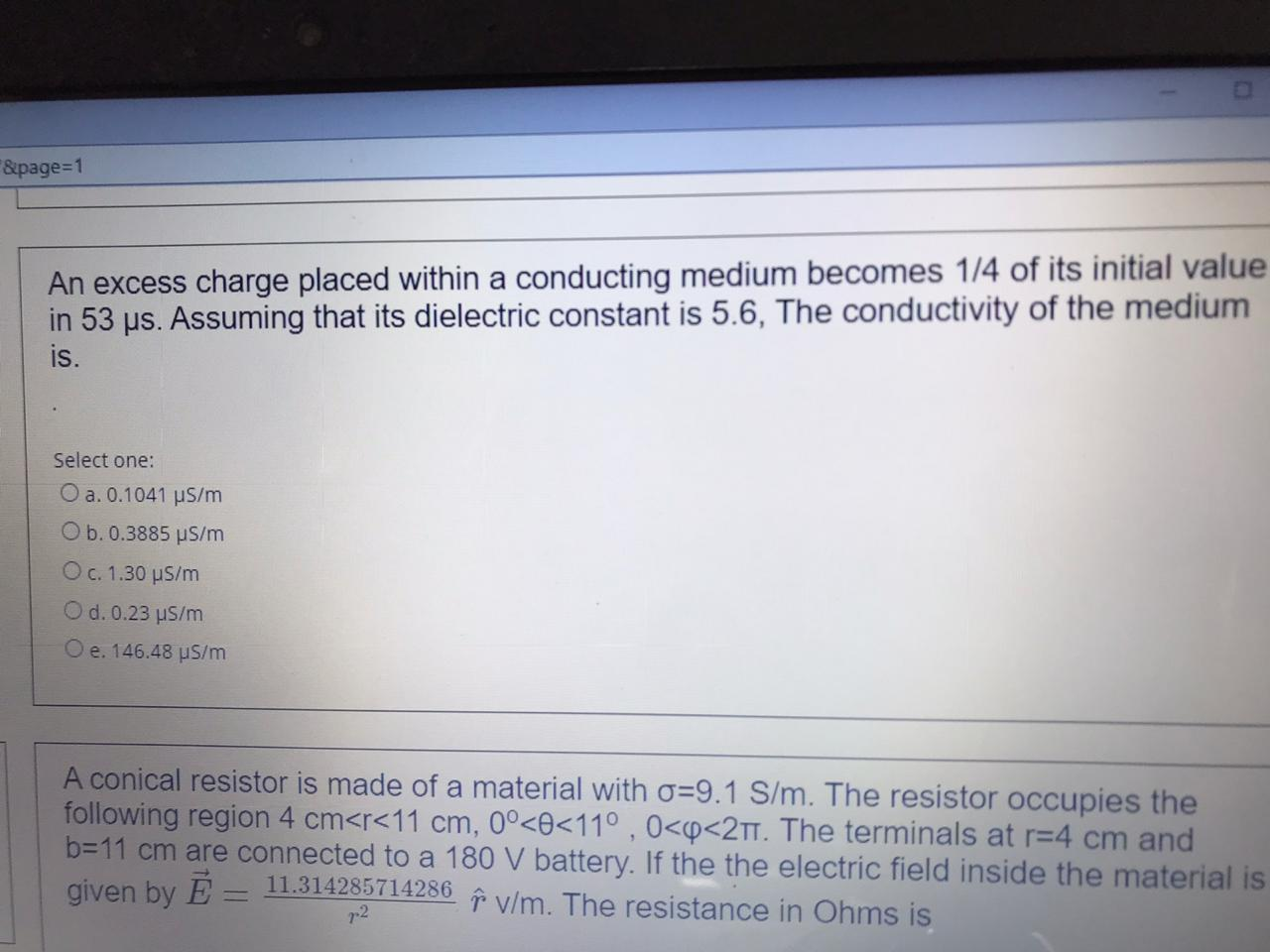 Solved &page=1 An excess charge placed within a conducting | Chegg.com