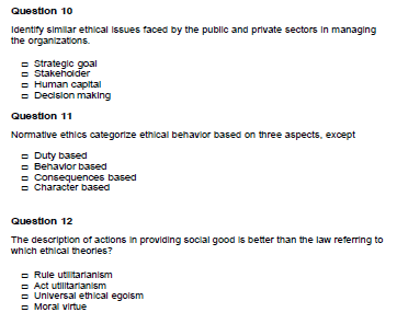 Solved Question 10Identify similar ethical Issues faced by | Chegg.com