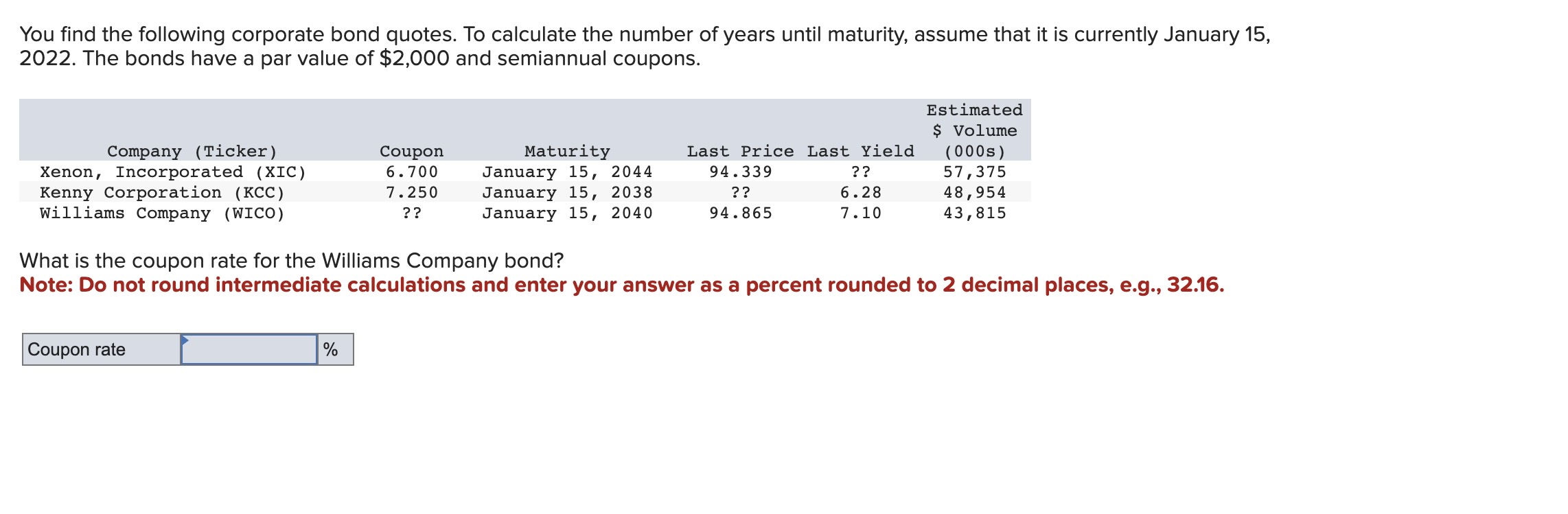 Solved You find the following corporate bond quotes. To | Chegg.com