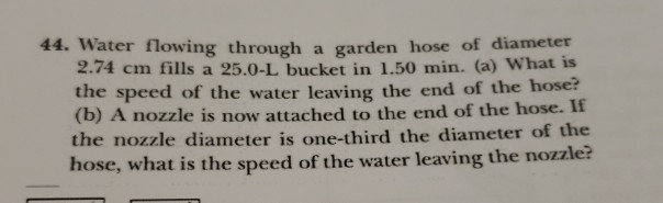 Amazing Water Flowing Through A Garden Hose Of Diameter 2.74 Cm Capture Concept Amazing Water Flowing Through A Garden Hose Of Diameter 2.74 Cm Capture Concept