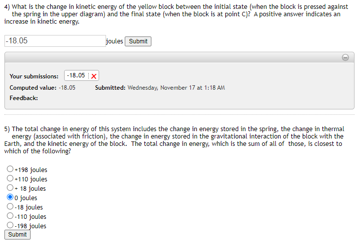 Solved Initial state of the system v=0 Final state of the | Chegg.com