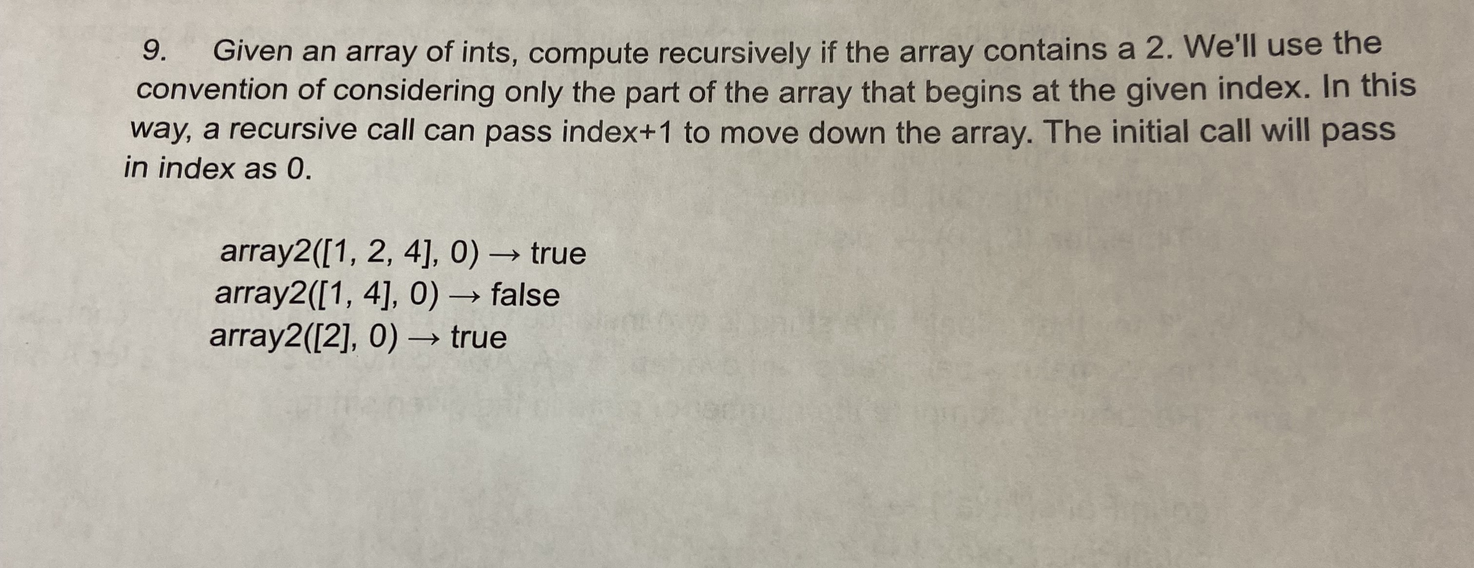 Solved I need to create this recursive program but do not | Chegg.com