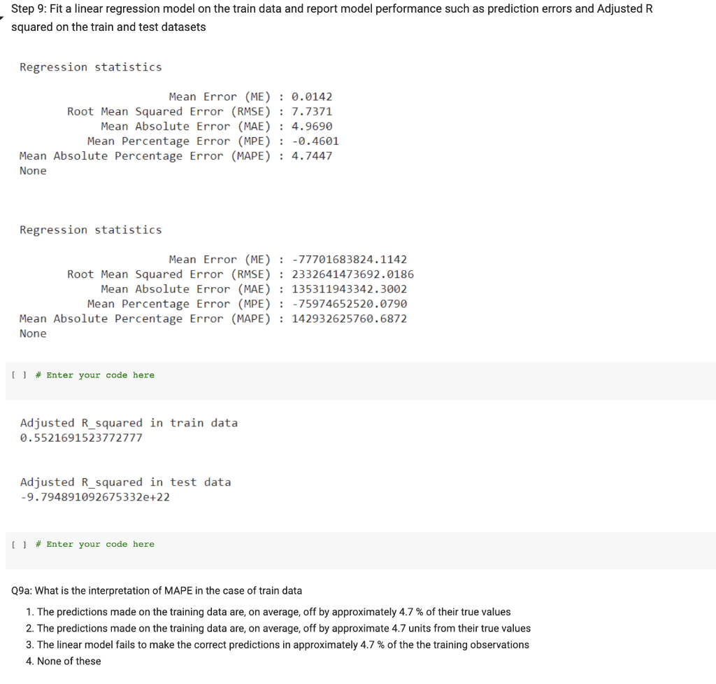 step-9-fit-a-linear-regression-model-on-the-train-chegg