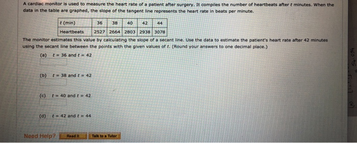 solved-a-cardiac-monitor-is-used-to-measure-the-heart-rate-chegg