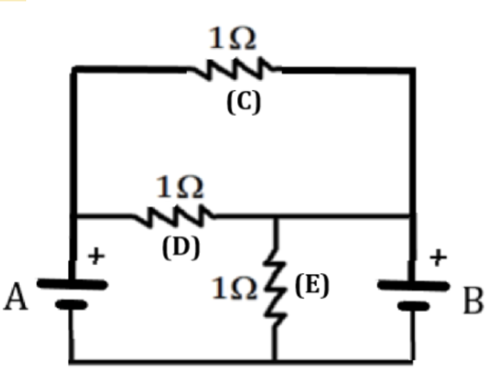 Solved Two batteries of unknown voltage A and B | Chegg.com