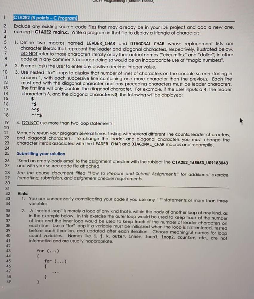 Solved 165553) 1 2 C1A2E2 (5 points - Program) Exclude any | Chegg.com