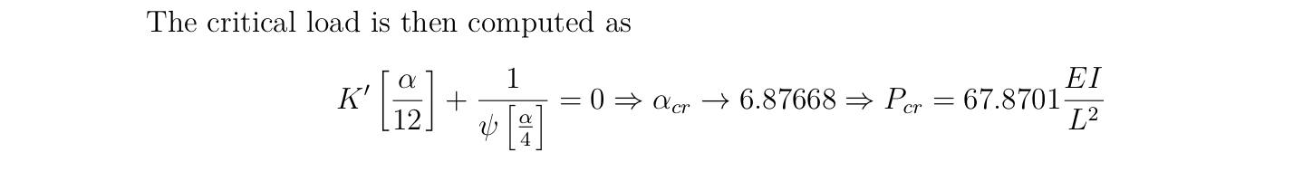 5.16 Calculate the critical load for the beam in Fig. | Chegg.com