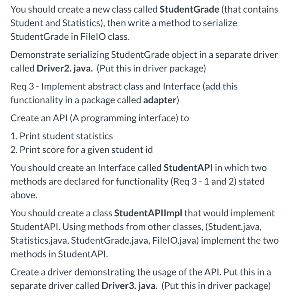 This assignment is build using your code from | Chegg.com