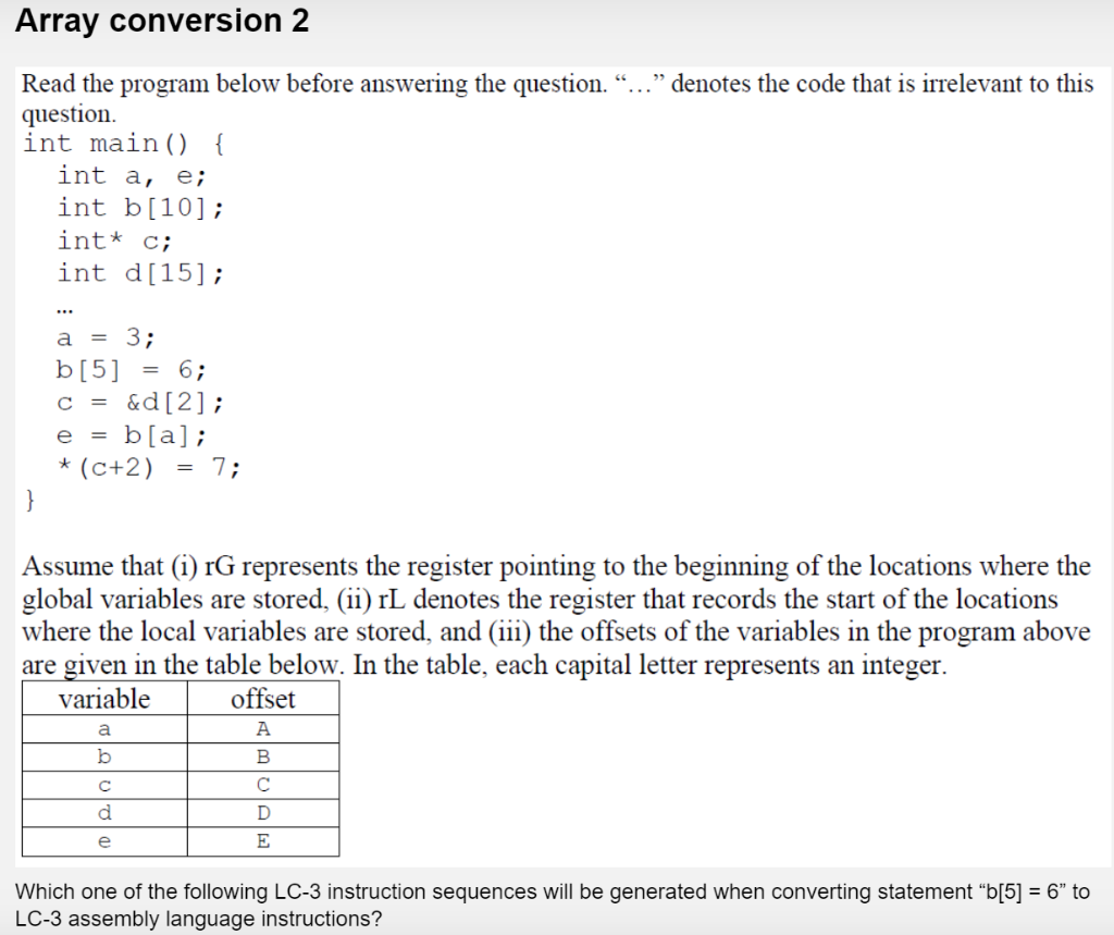 Solved Read the program below before answering the question. | Chegg.com