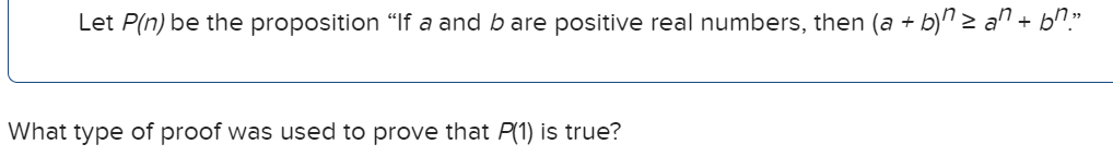 Solved Let P(n) be the proposition 