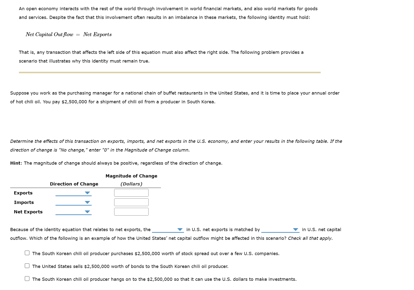 Solved An Open Economy Interacts With The Rest Of The World Chegg solved-an-open-economy-interacts-with-the-rest-of-the-world-chegg